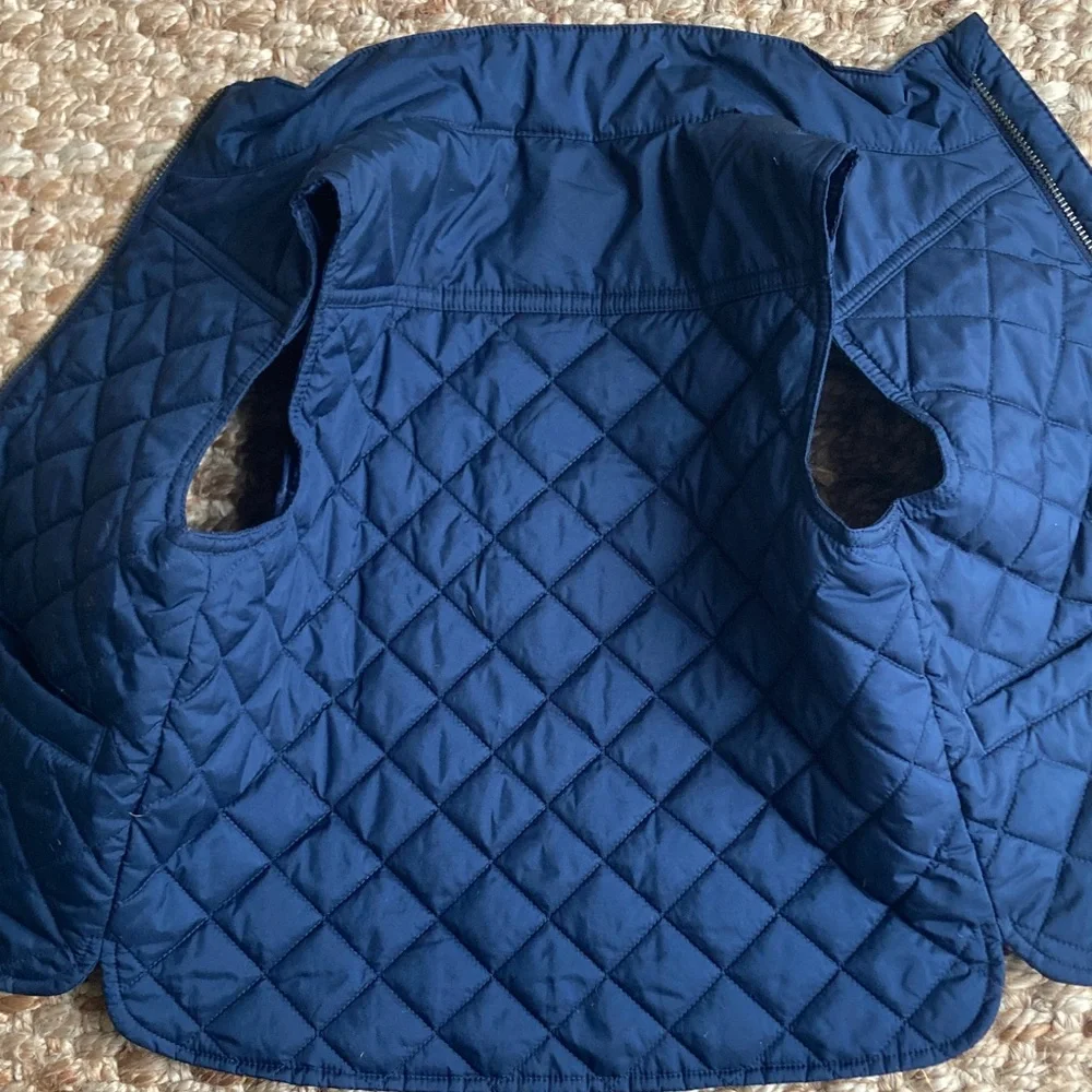 New: Crewcuts Quilted Walker Vest in Navy Blue. Size xs or 4 / 5